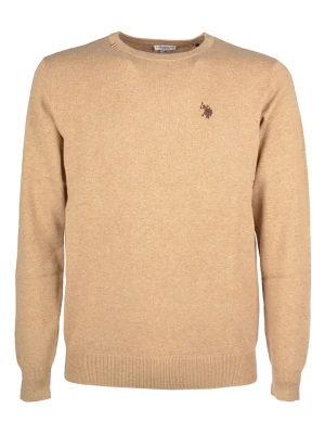 U.S. Polo Assn. Sweter w kolorze beżowym rozmiar: XL