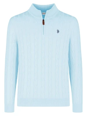 U.S. Polo Assn. Sweter w kolorze błękitnym rozmiar: XXL