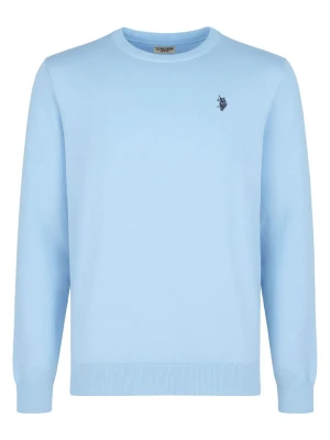U.S. Polo Assn. Sweter w kolorze błękitnym rozmiar: XXL