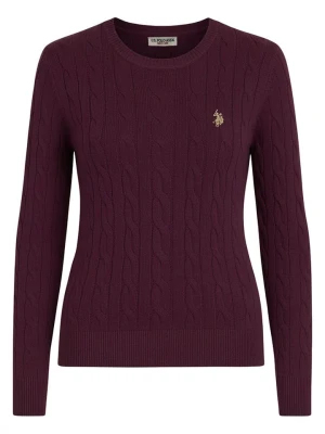 U.S. Polo Assn. Sweter w kolorze ciemnofioletowym rozmiar: M