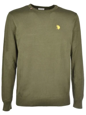 U.S. Polo Assn. Sweter w kolorze khaki rozmiar: L