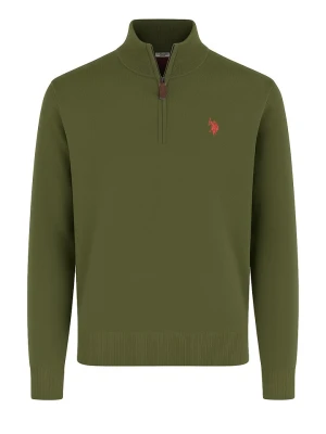 U.S. Polo Assn. Sweter w kolorze oliwkowym rozmiar: XXL