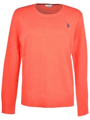 U.S. Polo Assn. Sweter w kolorze pomarańczowym rozmiar: L