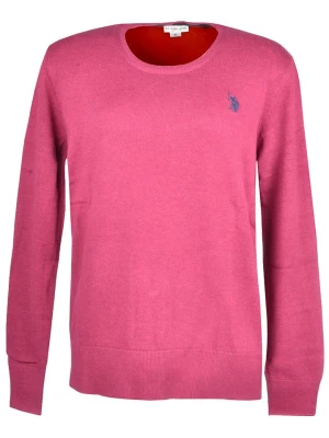 U.S. Polo Assn. Sweter w kolorze różowym rozmiar: L