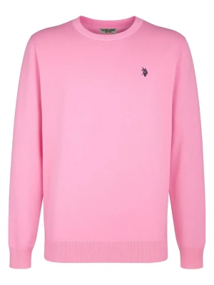 U.S. Polo Assn. Sweter w kolorze różowym rozmiar: M