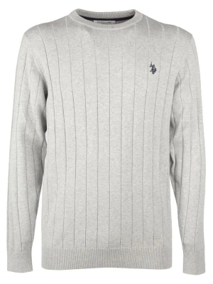 U.S. Polo Assn. Sweter w kolorze szarym rozmiar: XXL