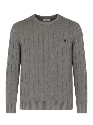 U.S. Polo Assn. Sweter w kolorze szarym rozmiar: XXL