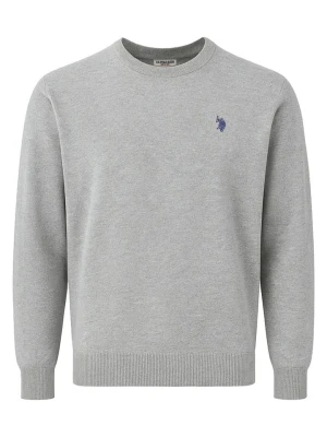 U.S. Polo Assn. Sweter w kolorze szarym rozmiar: L