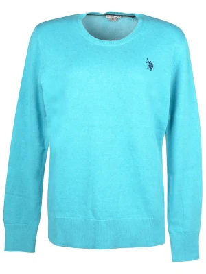U.S. Polo Assn. Sweter w kolorze turkusowym rozmiar: L