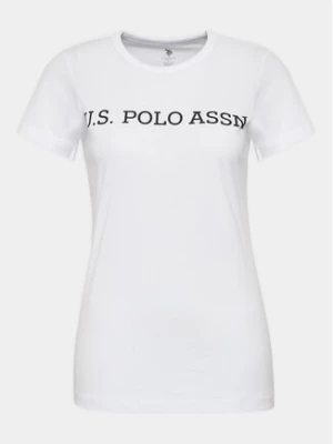 U.S. Polo Assn. T-Shirt 16595 Biały Regular Fit