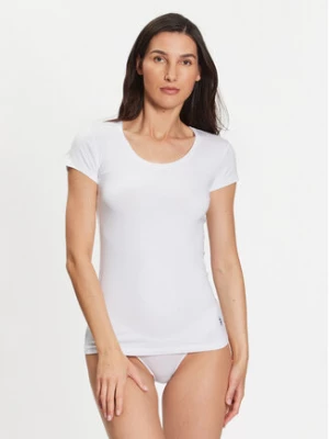 U.S. Polo Assn. T-Shirt 66003 Biały Slim Fit