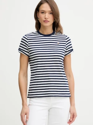 U.S. Polo Assn. t-shirt bawełniany STRIPE CREW NECK