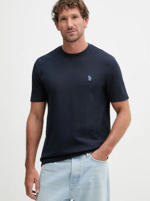 U.S. Polo Assn. t-shirt męski bawełniany RIB TEXTURE