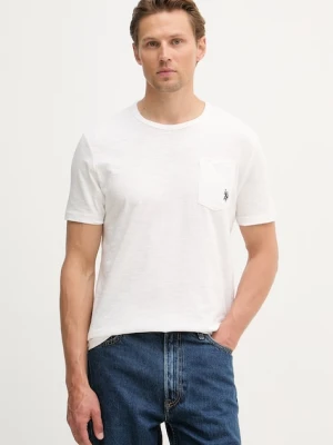 U.S. Polo Assn. T-shirt męski bawełniany Slub Pocket