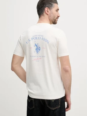 U.S. Polo Assn. t-shirt męski bawełniany SPIRIT OF SPORT BACK GRAPHIC