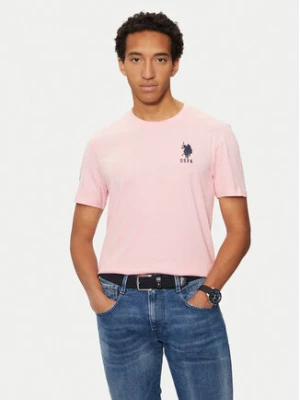 U.S. Polo Assn. T-Shirt MUP3311 Różowy Slim Fit