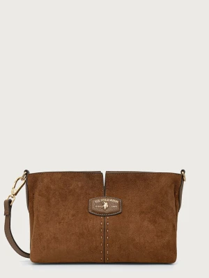 U.S. Polo Assn. torebka crossbody damska z imitacji skóry CHESTNUT brązowy