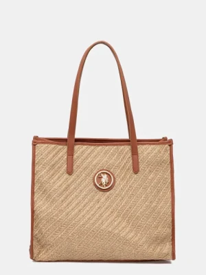 U.S. Polo Assn. torebka Pool kolor beżowy BEU2P8696WJT