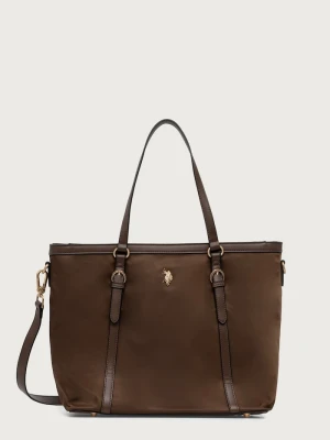 U.S. Polo Assn. torebka shopper damska HOUSTON brązowy