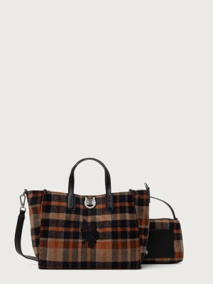 U.S. Polo Assn. torebka shopper damska z bawełną MIDDLETON granatowy