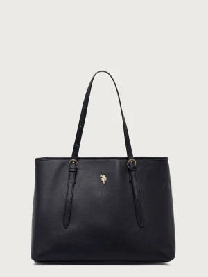 U.S. Polo Assn. torebka shopper damska z imitacji skóry Blackstone granatowy