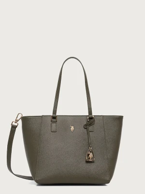 U.S. Polo Assn. torebka shopper damska z imitacji skóry Jones zielony