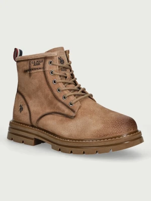 U.S. Polo Assn. trapery męskie nubukowe BERNY002A brązowy