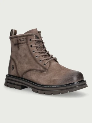 U.S. Polo Assn. trapery męskie nubukowe BERNY002A brązowy