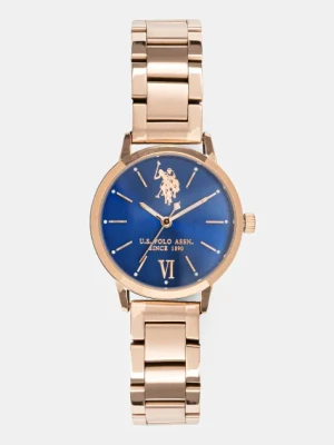 U.S. Polo Assn. zegarek EVELYN damski kolor złoty USP5893BL