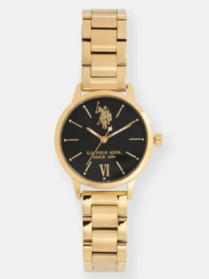 U.S. Polo Assn. zegarek EVELYN damski kolor złoty USP5894YG
