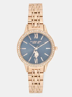U.S. Polo Assn. zegarek FAITH damski kolor złoty USP5970RG