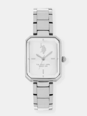 U.S. Polo Assn. zegarek GEMMA damski kolor srebrny USP8438ST