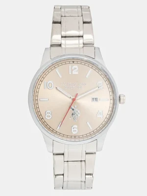 U.S. Polo Assn. zegarek JACOB męski kolor srebrny USP7195ST