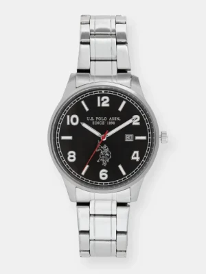 U.S. Polo Assn. zegarek JACOB męski kolor srebrny USP7196BK