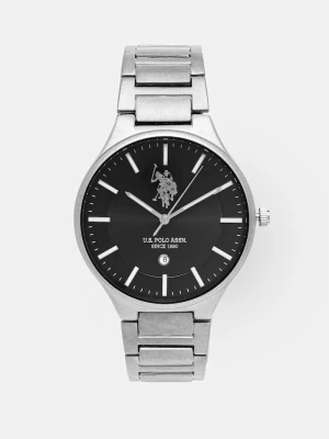 U.S. Polo Assn. zegarek JORDAN srebrny