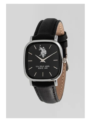 U.S. Polo Assn. Zegarek kwarcowy w kolorze srebrno-czarnym rozmiar: onesize