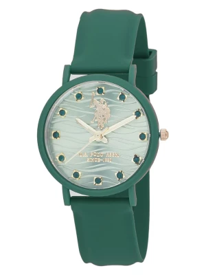 U.S. Polo Assn. Zegarek kwarcowy w kolorze zielonym rozmiar: onesize