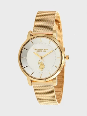 U.S. Polo Assn. Zegarek kwarcowy w kolorze złoto-białym rozmiar: onesize