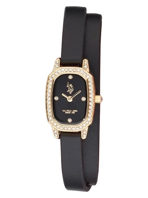 U.S. Polo Assn. Zegarek kwarcowy w kolorze złoto-czarnym rozmiar: onesize