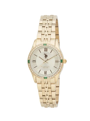 U.S. Polo Assn. Zegarek kwarcowy w kolorze złotym rozmiar: onesize