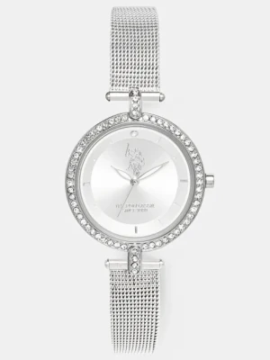 U.S. Polo Assn. zegarek NATALIE damski kolor srebrny USP8181ST
