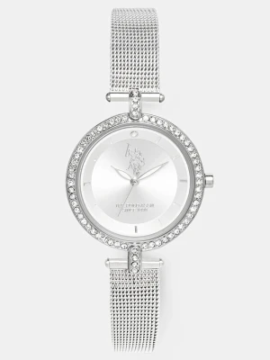 U.S. Polo Assn. zegarek NATALIE srebrny