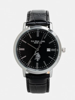 U.S. Polo Assn. zegarek OLIVER męski kolor czarny USP4802BK