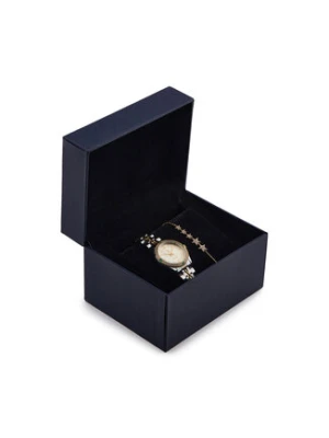 U.S. Polo Assn. Zestaw zegarek i bransoletka Giselle USP6332TW Srebrny