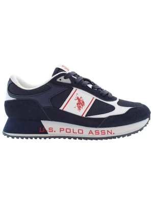 U.S. Polo Skórzane sneakersy w kolorze granatowym rozmiar: 44
