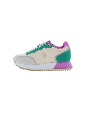 U.S. Polo Sneakersy w kolorze beżowym ze wzorem rozmiar: 39