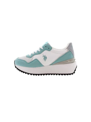 U.S. Polo Sneakersy w kolorze biało-turkusowym rozmiar: 40