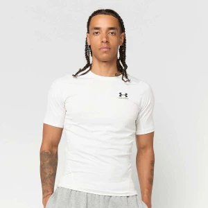 UA HG Armour Comp SS black Under Armour biały