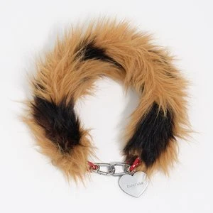 Uchwyt do telefonu sztuczne futerko brązowy BIMBA Y LOLA