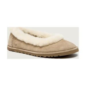 UGG Baleriny ZORA | shearling | zamsz | z dodatkiem wełny
